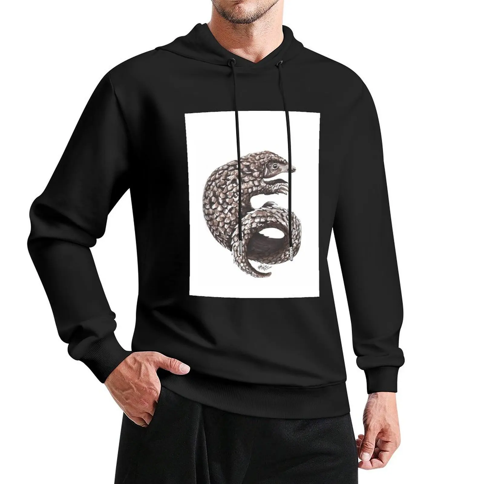 

Tree Pangolin Pullover Hoodie fashion men anime hoodie