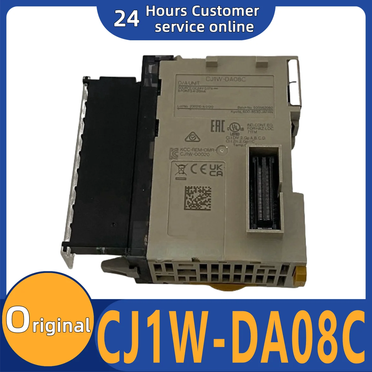

Brand new original analog output module CJ1W-DA08C