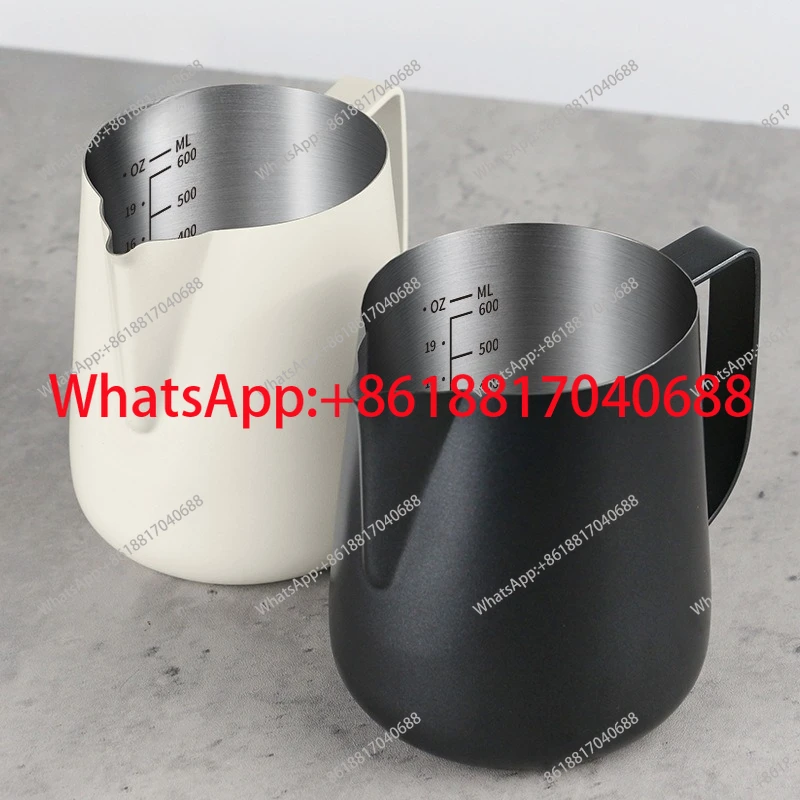 

1 шт., профессиональный резервуар для кофе латте второго поколения, резервуар для взбивания кофе с заостренным клювом попугая, чашка для молочной пены, градуированная чашка для латте 700 мл