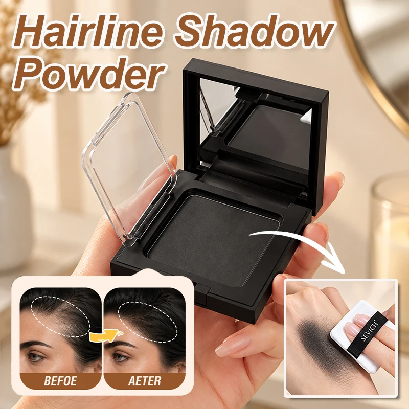 12G Hair Shadow Powder Stain-Proof Hair Contouring Powder Repair Volume Powder for Filling Sparse Hair Coloring Concealer Tools