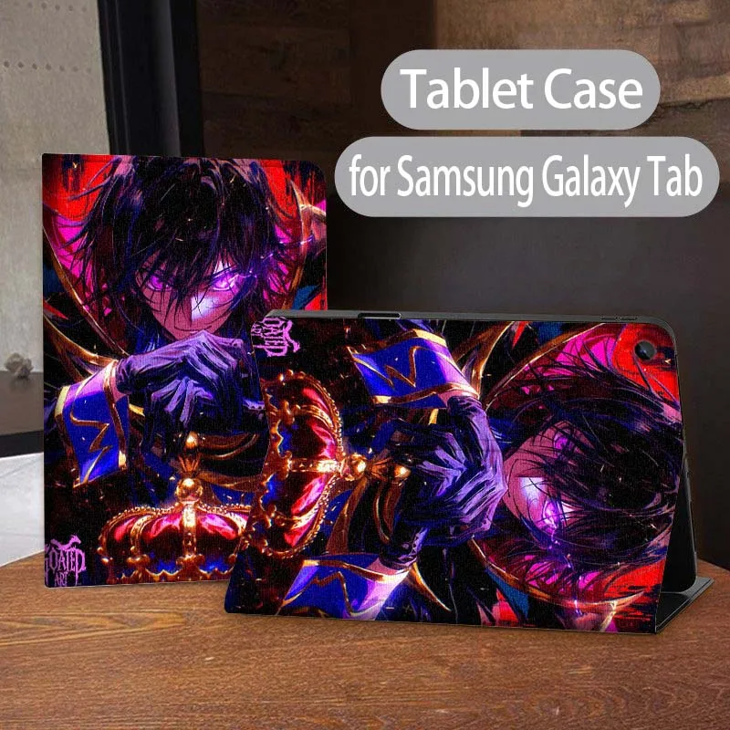 

Japanese Anime Code Geass For Samsung Galaxy Tab A7 A A8 A9 S9 S10 S6 S7 S8 S11 8.7 10.1 10.5 11 10.9 Lite PLus Inch Tablet Case