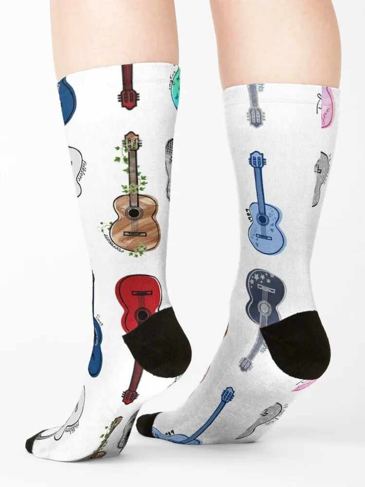 Guitars Eras Taylor Swift Socks loose Sports Climbing Boy Child Socks Women's