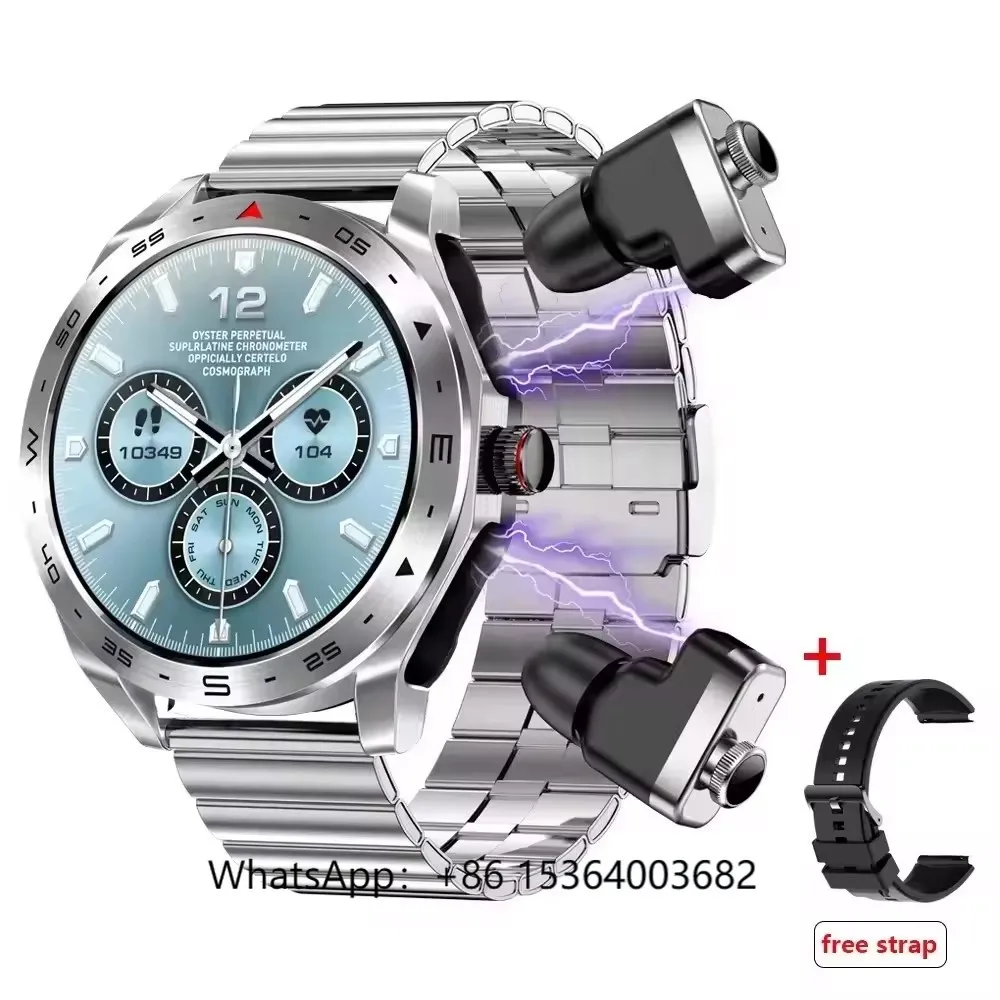 

2024 New Smart Watch with TWS 2 in 1 Earbuds Fashion Smart Watch 1.52 Inch BT Call T95 Fitness Sports Watch