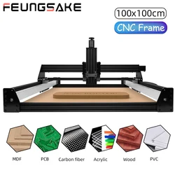 DIY CNC 라우터 기계 프레임, 3 축 PCB 밀링 머신, CNC 목재 조각 기계, 풀 키트, 목재 아크릴 조각