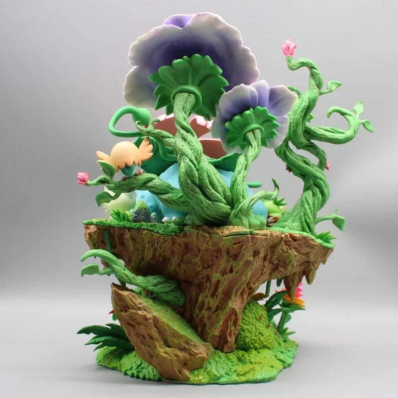 New Pokemon Action Figure Forest Wonderful Frog Flower Gk Pokemon Large Hand Model Animation Ornaments Around Birthday Gifts