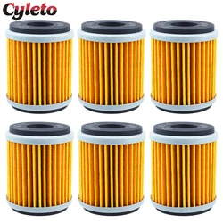 Cyleto Motorcycle Oil Filter for Yamaha MT125 YZF R125 R15 VP125 YP125 Xmax XG250 XT250 YBR250 CZD300 T110 Crypton Tricity 292