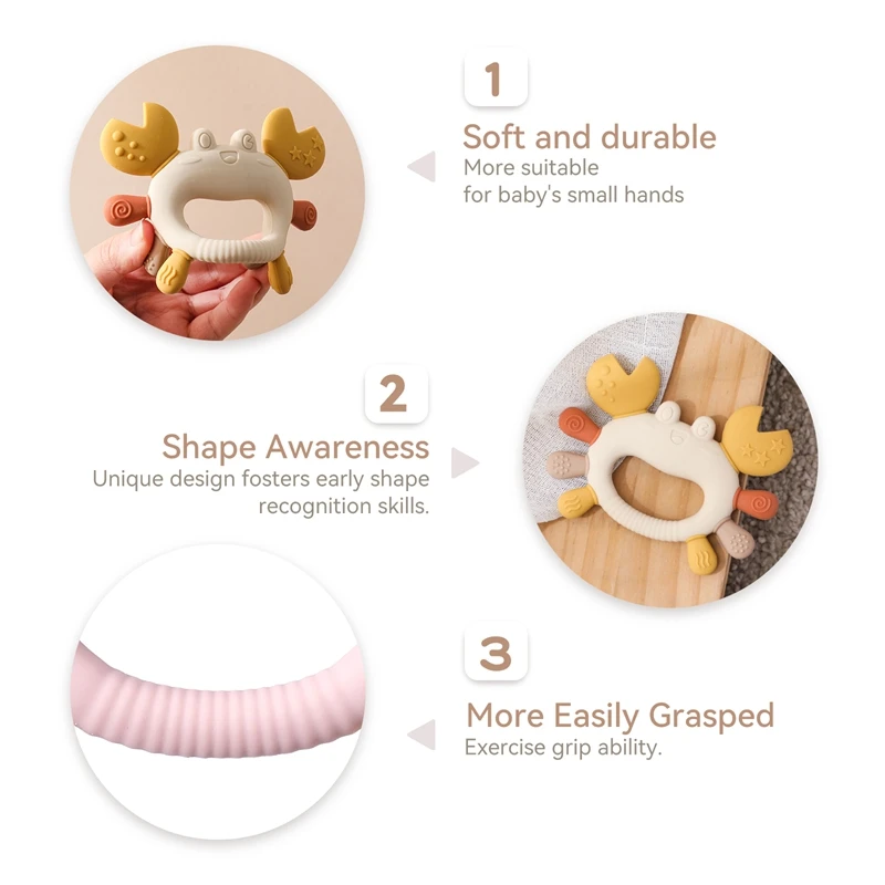 Jouet pour bébé en silicone mu - Baby Food Intake avis et prix