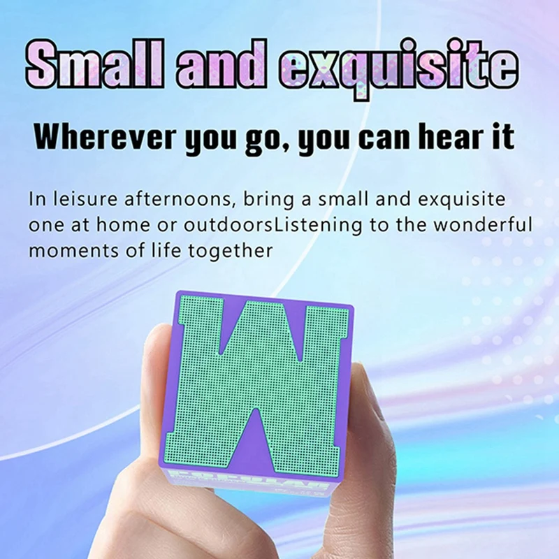 Mini Speaker Small Portable Bluetooth Speaker For Outdoor Indoor Suitable For Mobile Phones,Tablets,Laptops