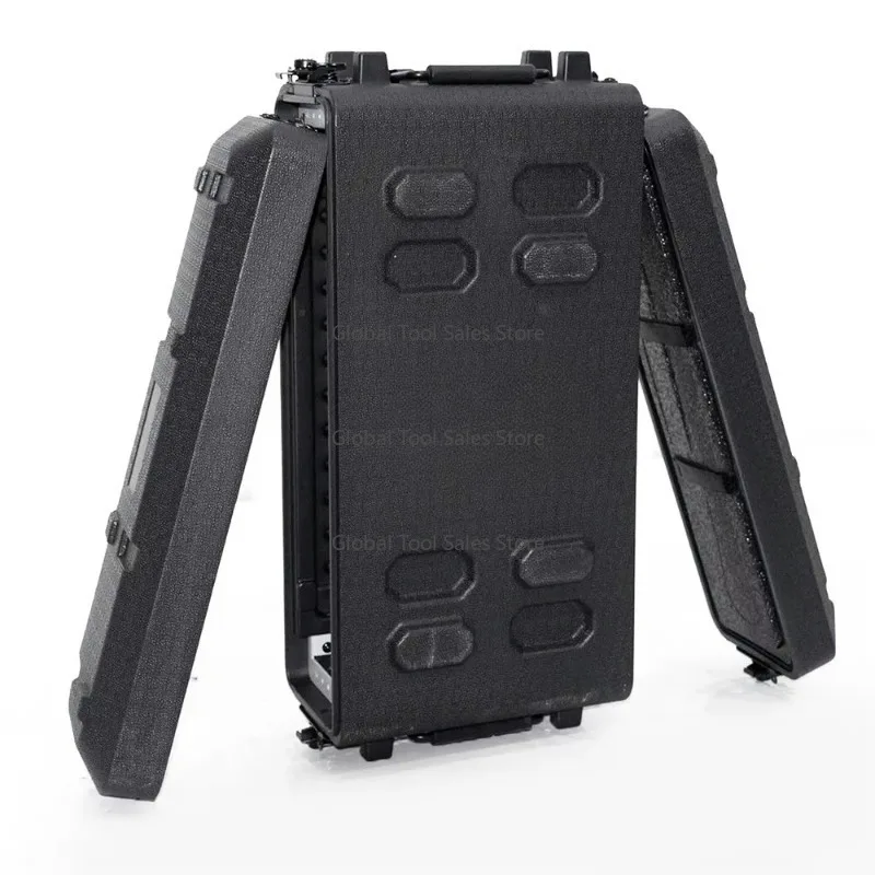 Depth 2U 3U 4U 6U PE Light Weight Rolling Case X32 Rack Shockproof Laptop Rack Case Plastic 4U Rack Cases for Audio