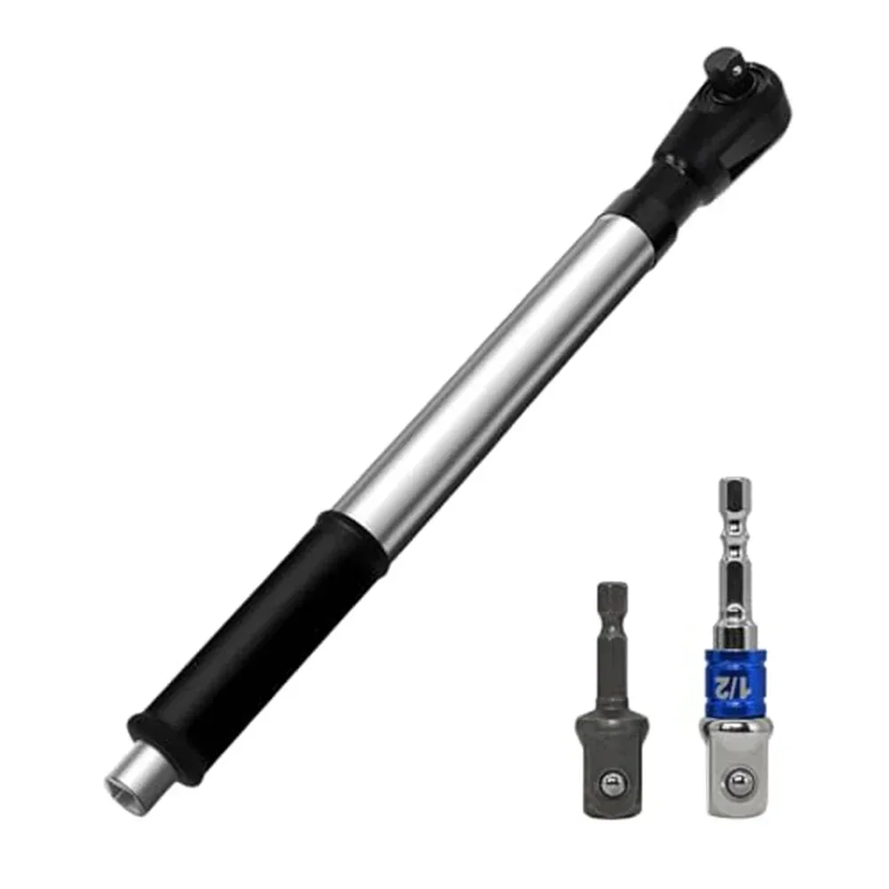 

2in1 High Torque Wrench Extender Tool with Slim Neck Design for Tight Space Access and Quick Change Driver Heads