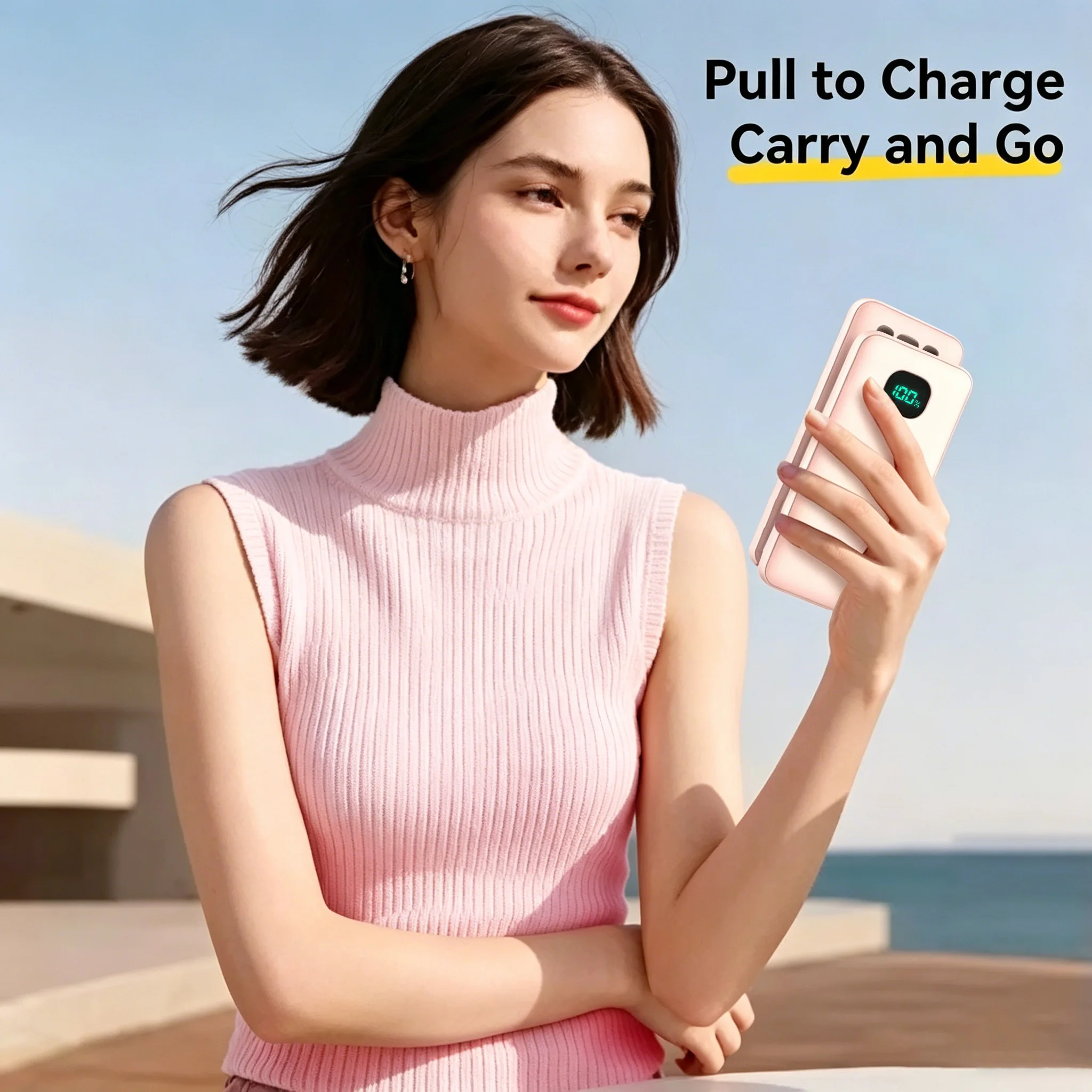 Power Bank with Built-In Cables — product detail 7