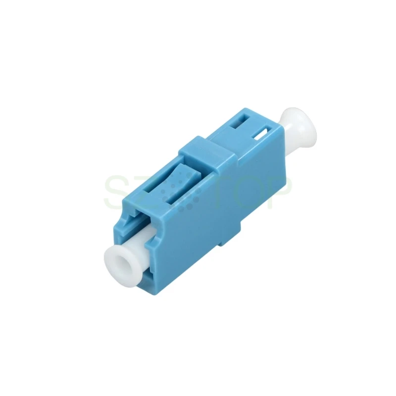 LC UPC Simplex NO ear adapter Fiber Optic connector FTTH Fiber Optic Adapter Single Mode Fiber Optical Coupler customized