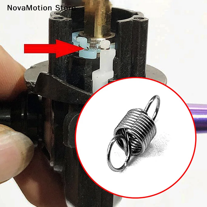 [NM]10Pc Spinning Wheel Swing Arm Reversing Switch Return Spring Fishing Reel Spring Spinning Wheel Extension Spring[NM]