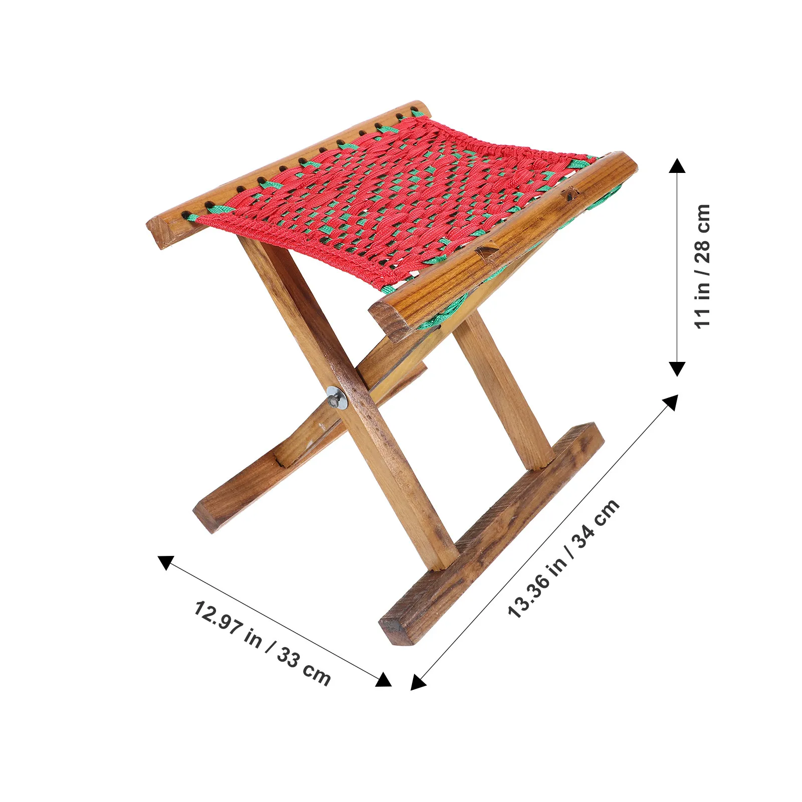 Portable Folding Fishing Stool Outdoor Thick Durable Foldable Camping Stool Lightweight Garden Seat Portable Bench
