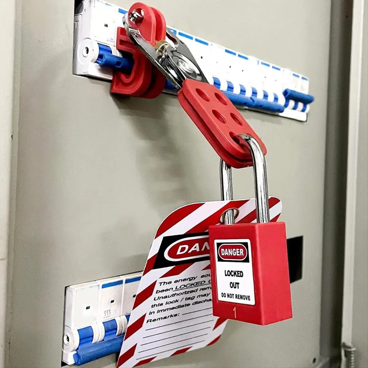 2026 NEW Lockout Tagout Kit, Electrical Safety Lockout Padlocks Kit LockPicking Kit for Mechanical Electrical Equipment
