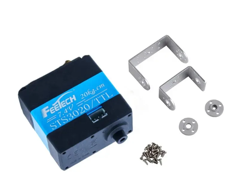 25kg.cm 광범위 전압 직렬 버스 서보 프로그래밍 가능한 360도 자기 인코더를 갖춘 고정밀 및 대형 토크