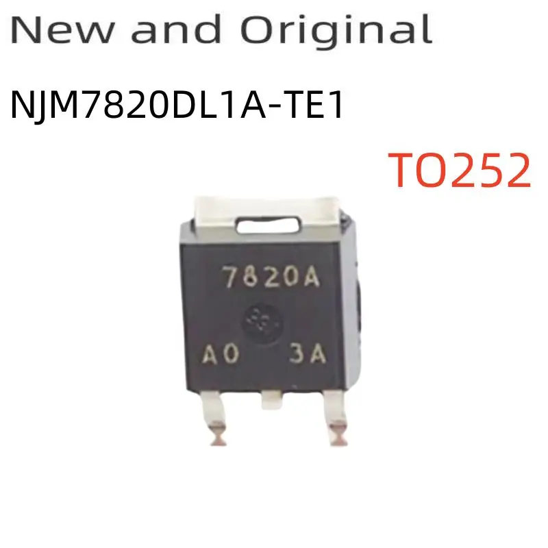 

NJM7820DL1A TO252 Fixed Positive Standard Regulator 20VBIPolar marking code 7820A