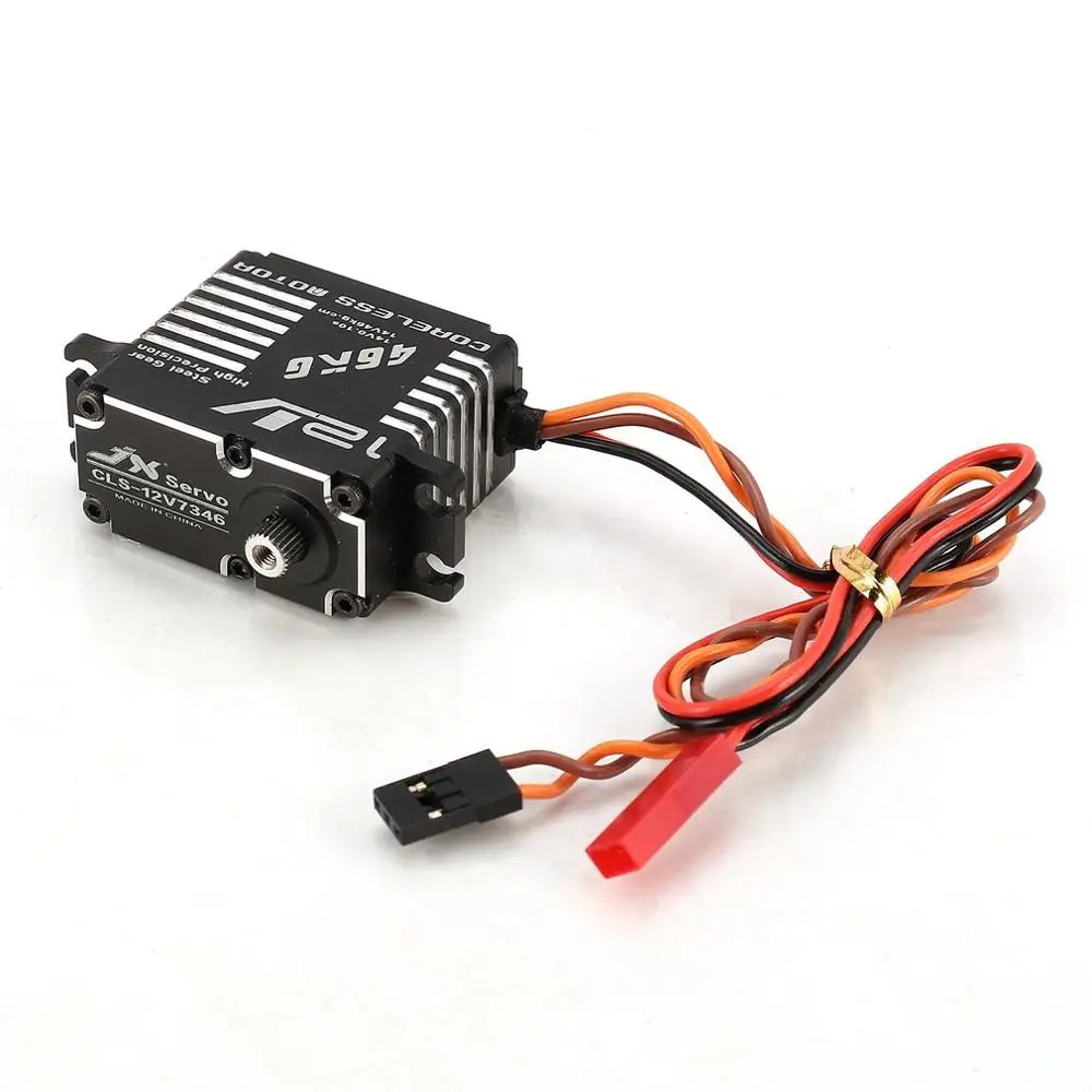 JX CLS-12V7346 46KG 12V Digitale Coreless Servo Hoge Precisie Stalen Tandwiel Aluminium Shell voor RC Auto Vrachtwagen boot Robot Model Onderdelen