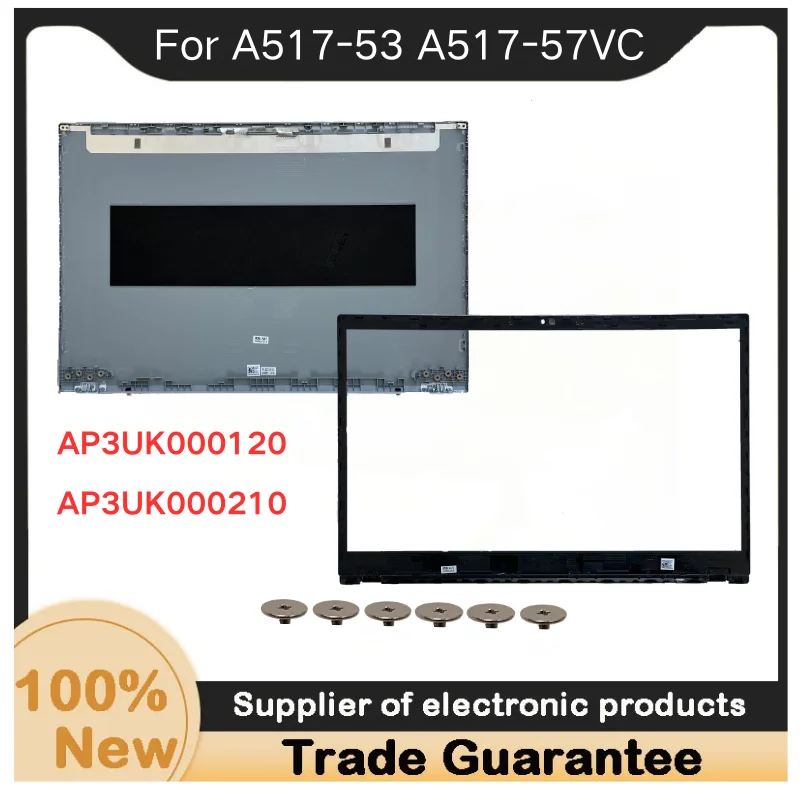 

Новая задняя крышка ЖК-дисплея (корпус A) и передняя рамка ЖК-дисплея (корпус B) для Kailxuling A517-53 A517-57VC, AP3UK000120, AP3UK000210