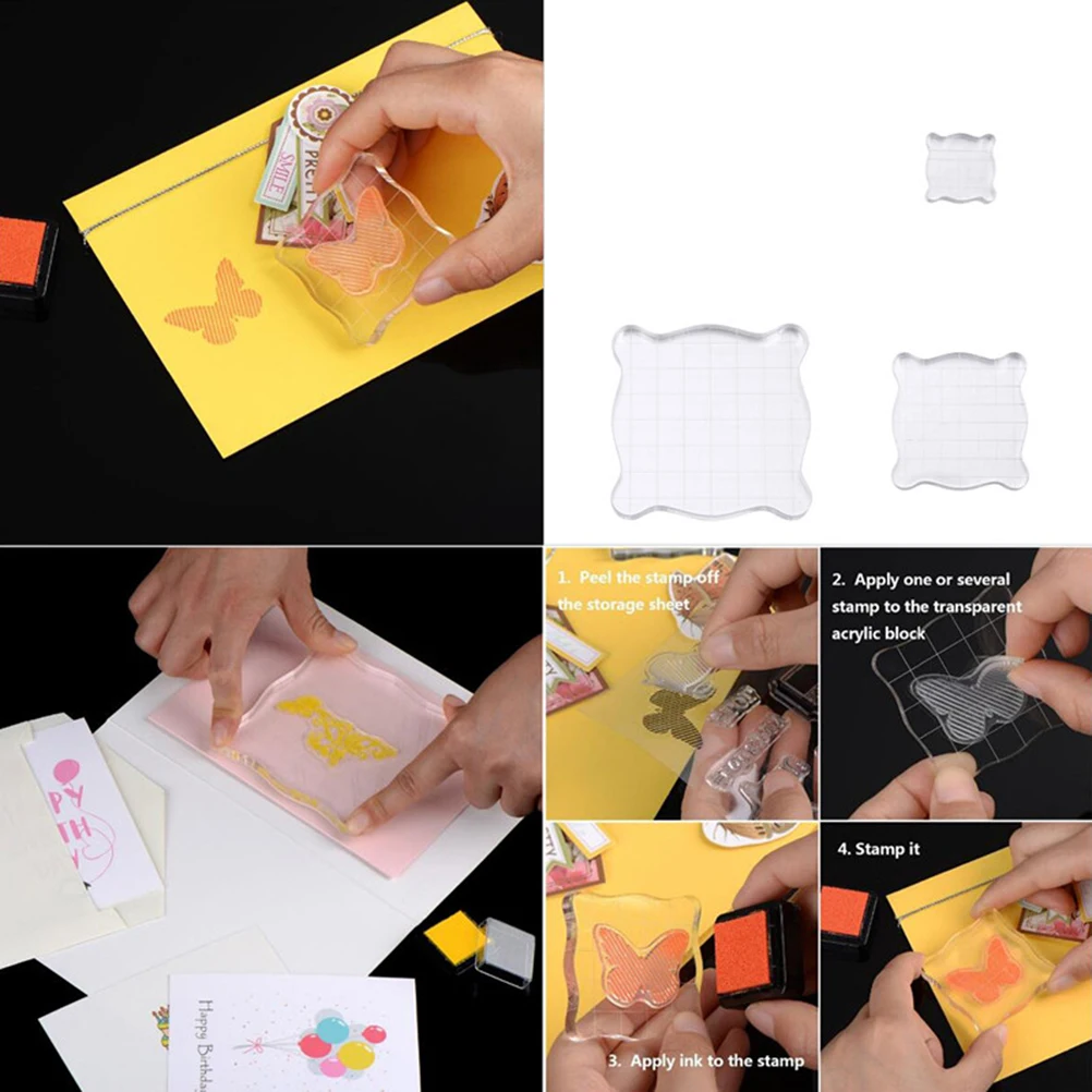 

stamp accessory trasparent stamp accessory stamp tool stamp plate stamp handle