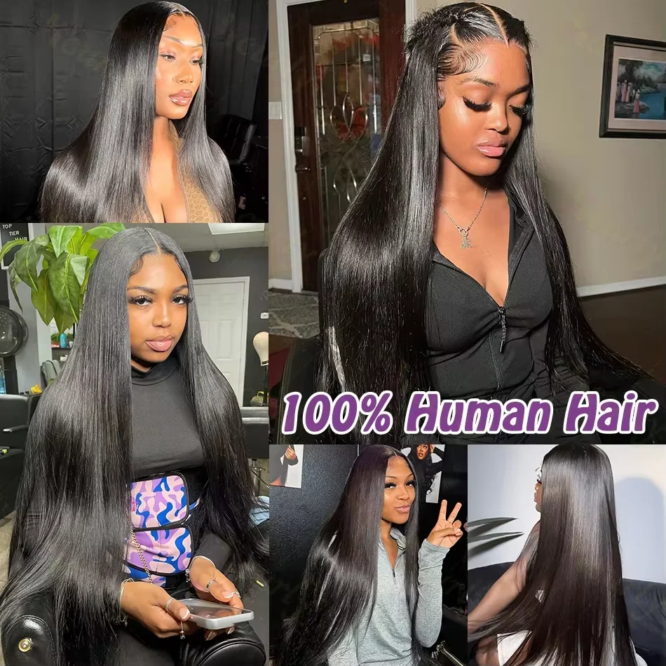 16A Straight Bundles Human Hair Brazilian 30 40 Inch Raw Virgin Unprocessed 3 4 5 Bundles Extensions Bone Straight Bundles Deals image 6