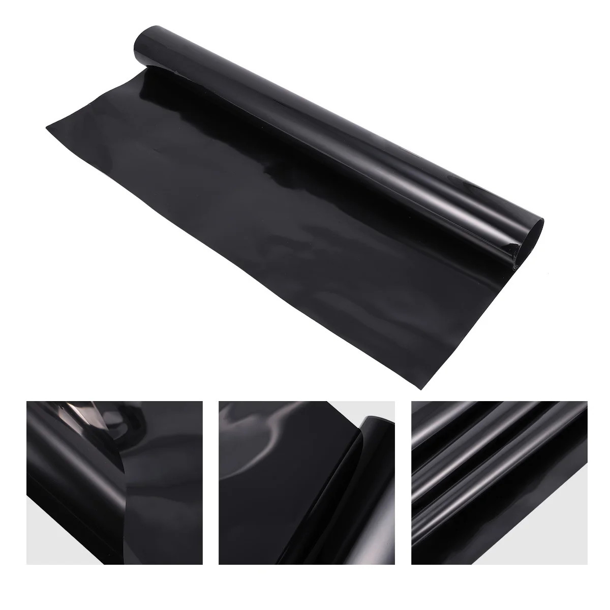 1Pcs Heat Insulation Sun-Resistant Window Film 50x200cm Lighttight Glass Sticker Home Office Window Film Lighttight