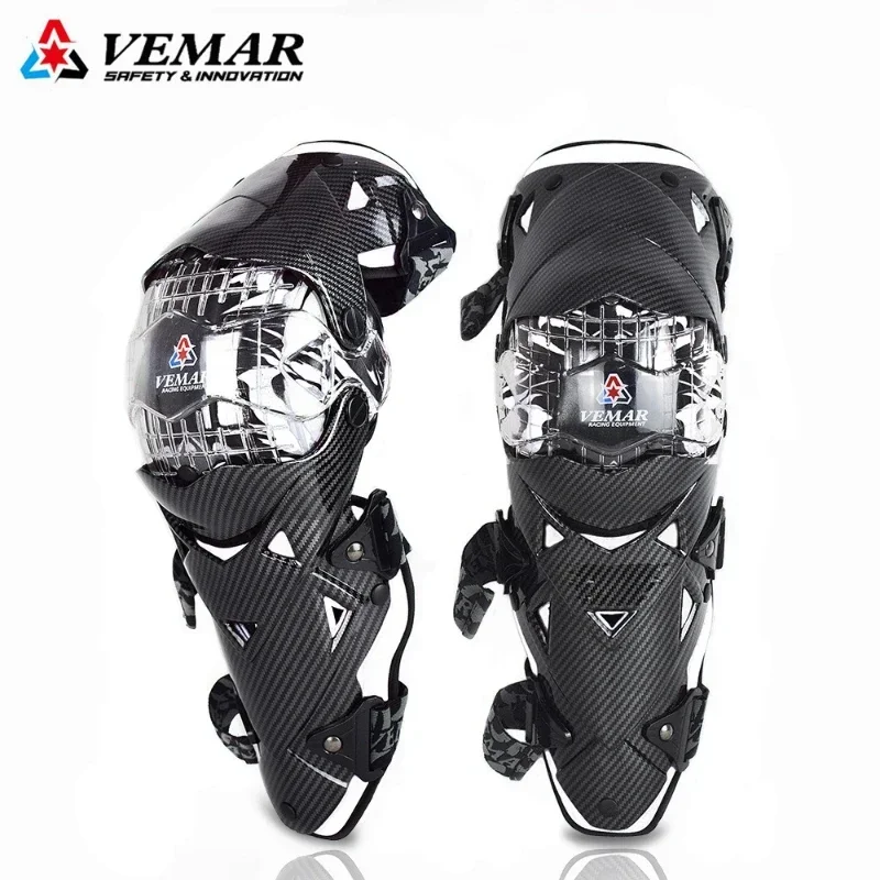 VEMAR Men Motorcycle Knee Pads Motocross Protective Gear Women Off-Road Riding Anti-Collision & Shockproof Motorbike Knee Guard