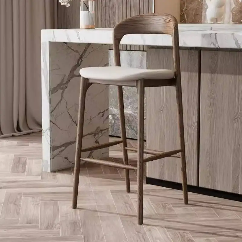 

Kitchen Contemporary Bar Chair Back Support High Restaurant BarstoolBar Chair Counter Stools Foldable Taburete Alto Furniture