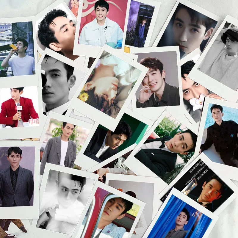 

30/50PC No Repeat Zhu Yilong Magazine Cover HD Poster Lomo Card TV Gardian Shen Wei Drama Stills Pai Li De 3 Inch Small Cards