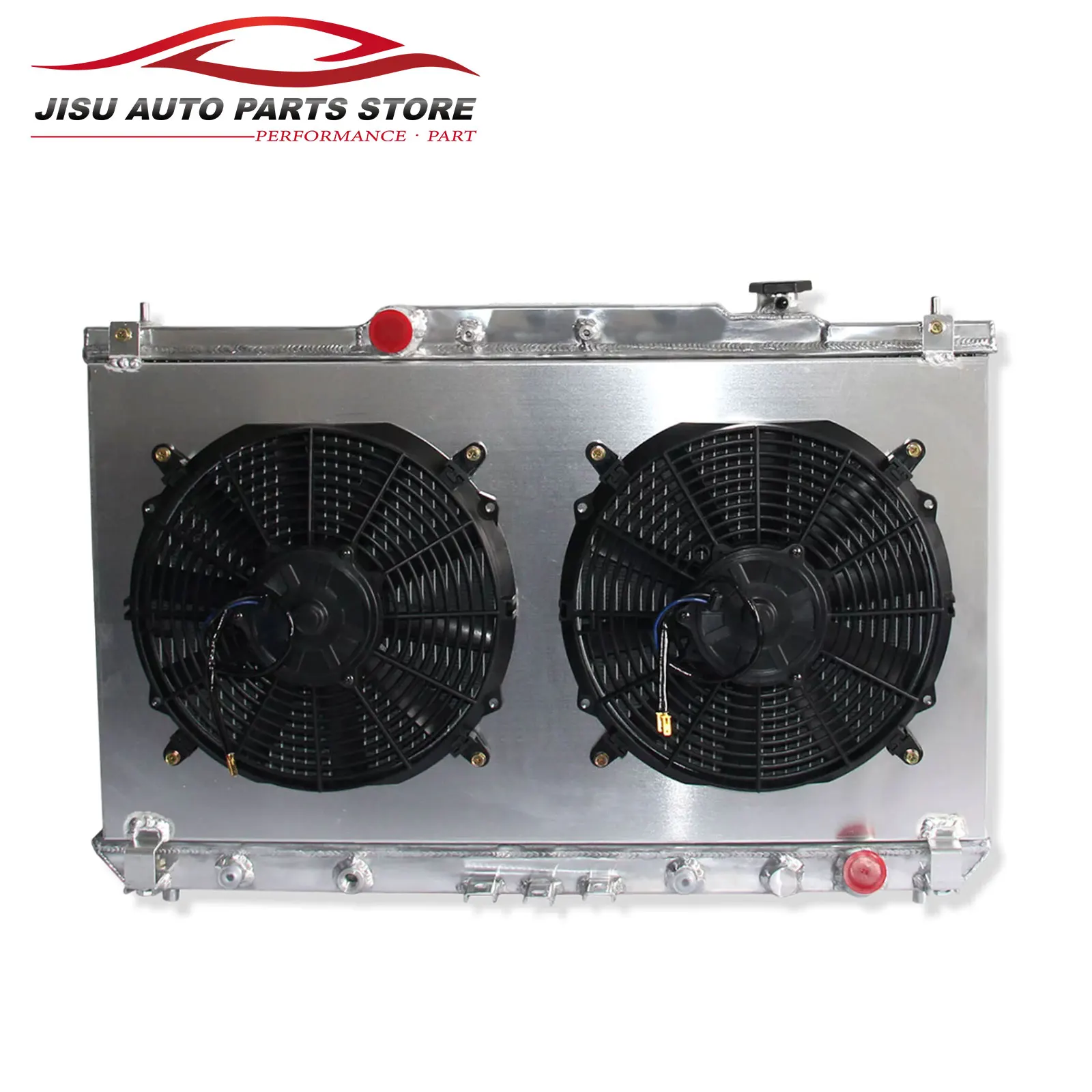 

2 Row Aluminum Radiator+Fan Shroud For Toyota Camry CE LE Solara SE L4 1997-2001 SPAWON 1909