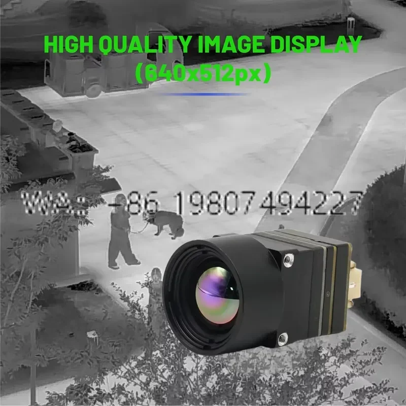 Night Vision Thermal Imaging Module 640x512 Uncooled Infrared Core 40mK NETD Industrial Night Vision Systems 10x