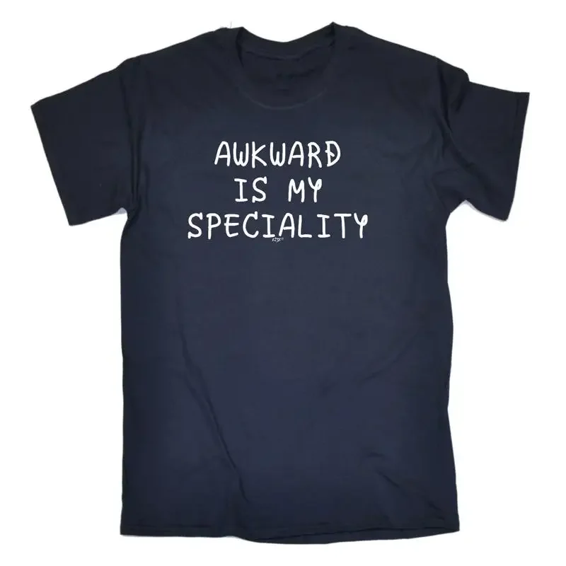Awkward Is My Speciality Mens Funny Novelty Top T Shirt