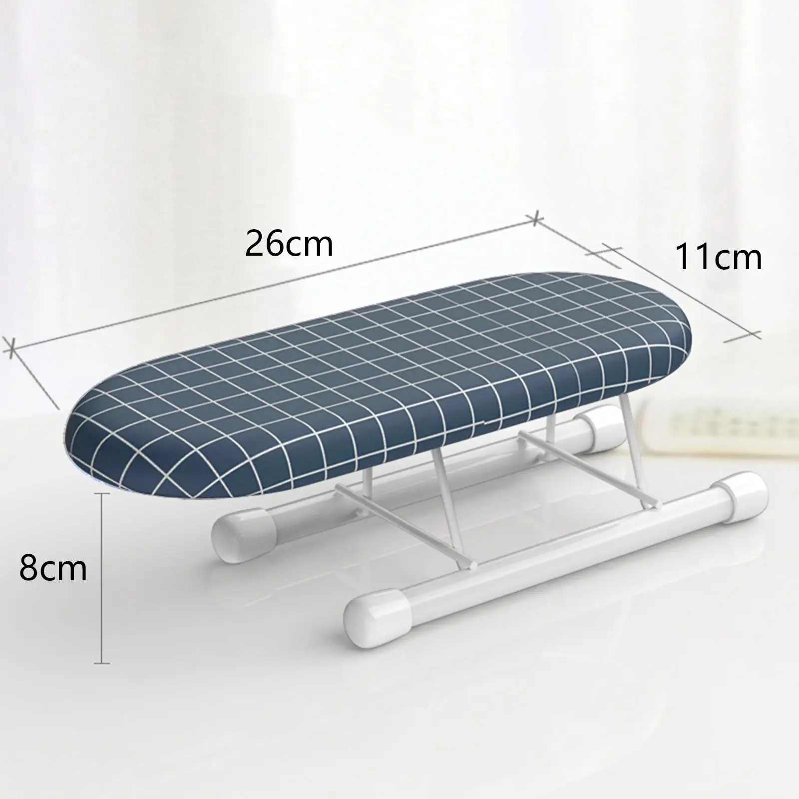 Ironing Board Portable Steel Compact Foldable Legs Tabletop Iron Rack for Home or Wardrobe Organization