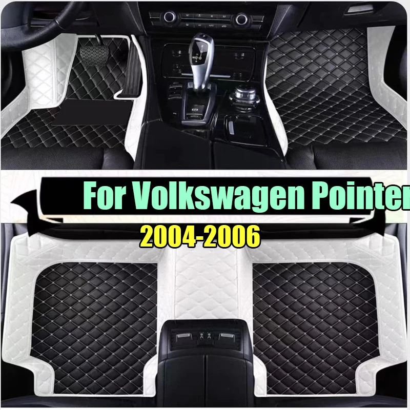 Customized Artificial Leather Car Floor Mat For Volkswagen Pointer 2004 2005 2006 Protect Your Vehicle's Interior Accessory