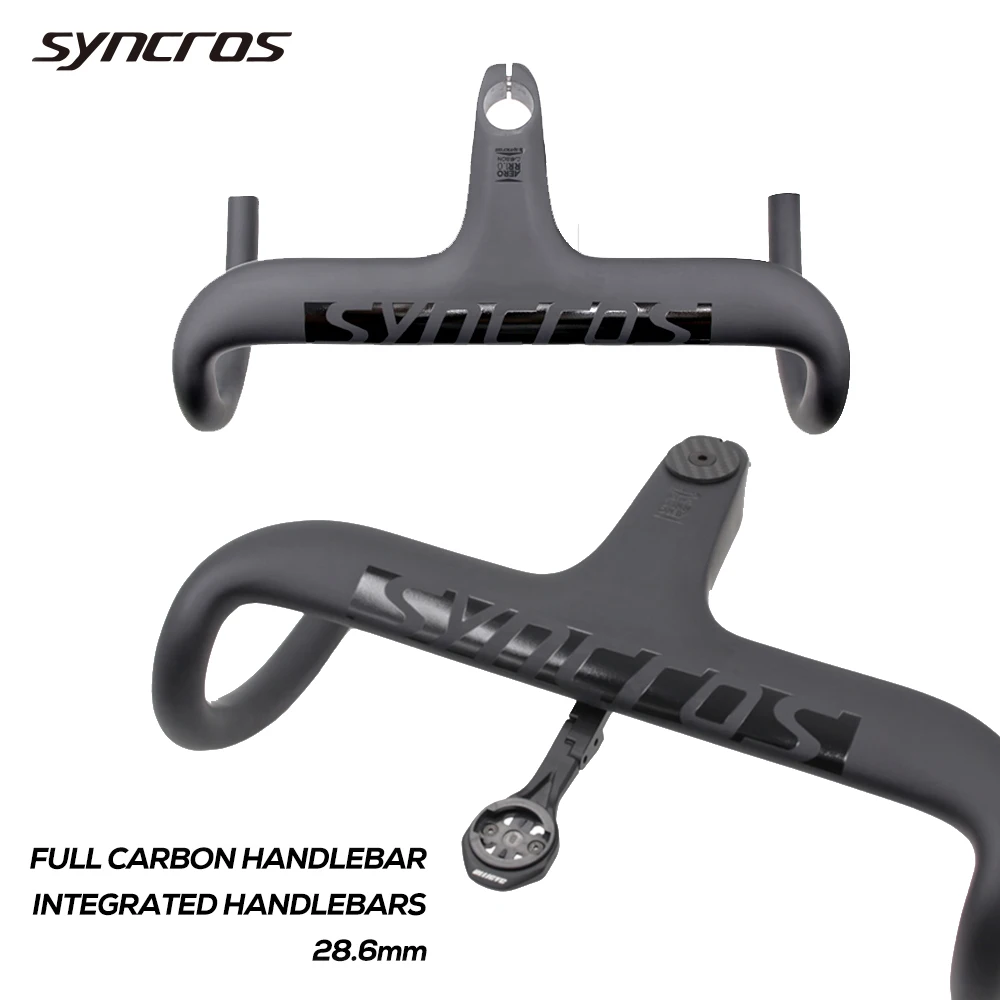 

Syncros -10 ° Внутренний трос выноса, встроенная кабина, шоссейный велосипед из углеродного волокна с проставками, рулевой вилка, часть велосипеда 28,6 мм