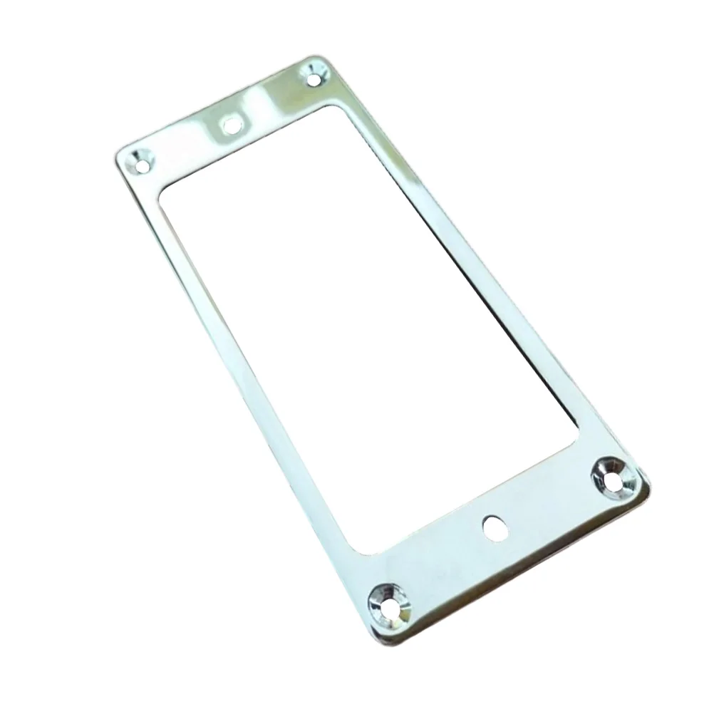 

1pcs Durable Metal Humbucker Pickup Mounting Rings Frame Mounting Ring Flat Base Pickup Frame (Silver)