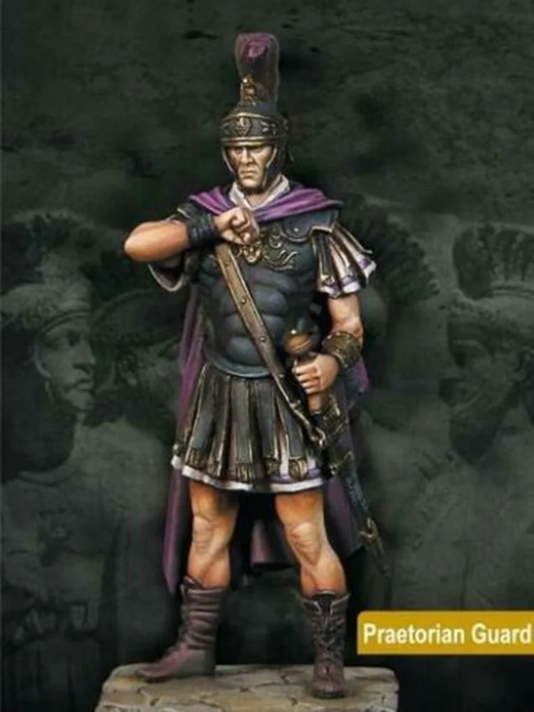 New Unassembled 1/24 75MM Movie Roman Guards Soldier 75MM Resin Figure Unpainted Model Kit