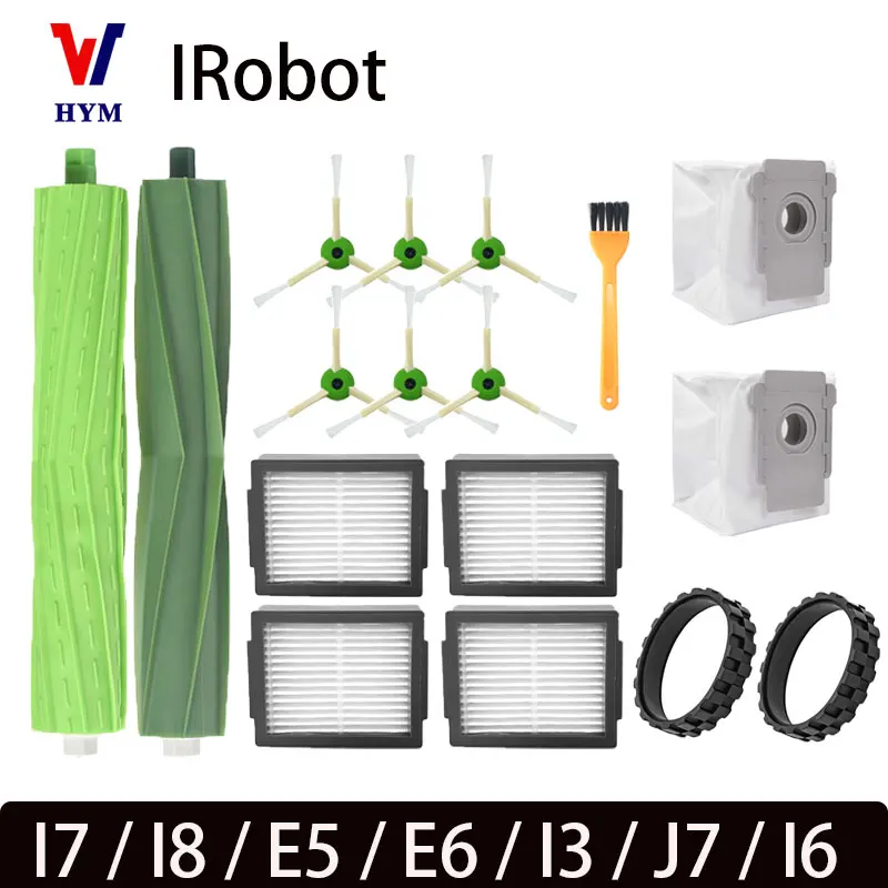 Para IRobot Roomba I7 I8 E5 E6 I3 J7 I6 accesorios de Robot aspirador cepillo lateral principal repuestos