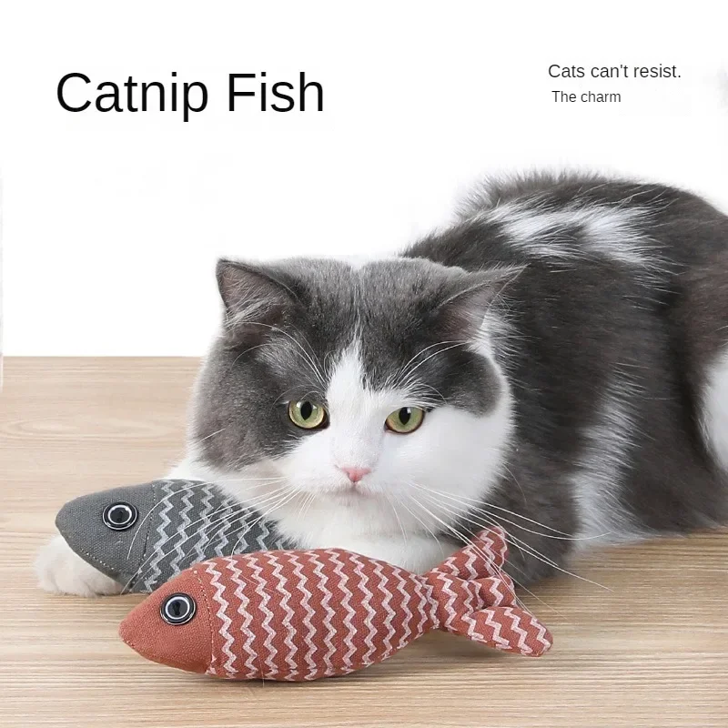 Haustiere Spielzeug für Katzen Minze simulierte Fisch Katzen Zubehör lustige Spielzeug Beiß stock Haustier resistent gegen Biss liefert Produkte nach Hause