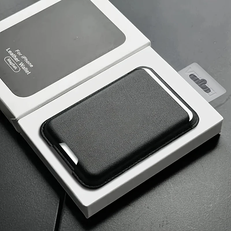Luxuriöser PU-Magnetkartenhalter für iPhone 17, 16, 15, 14, 13, 12 Pro Max, Handyhülle, magnetischer Kartensteckplatz, Brieftasche, Handyhülle, praktische Abdeckung