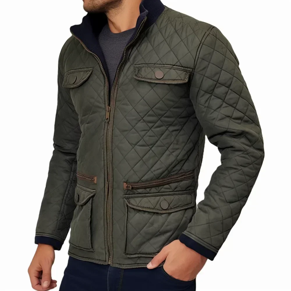 CaseClear Men's Vintage Quilted Jackets for Men