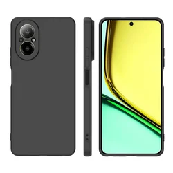 For Realme C67 4G Case C 67 TPU Soft Black Slim Matte Silicone Case for Realme 12 Lite RMX3890 Back Cover RealmeC67 Phone Cases