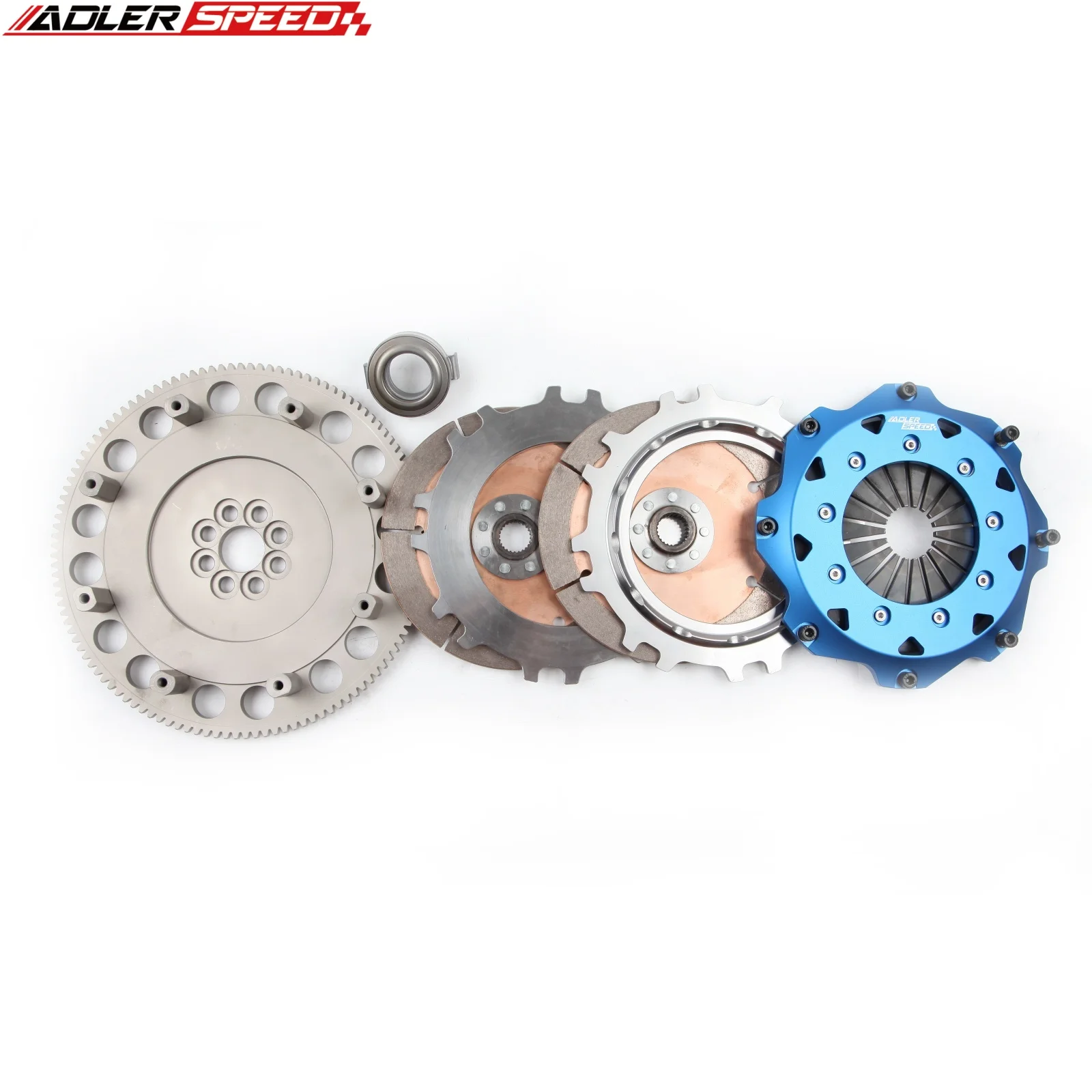 

Спортивное двухдисковое сцепление ADLERSPEED 8.5" (215 мм) / 7.25" (185 мм) для Honda Accord, Civic Si, K20, K24, Acura RSX, TSX, средней/стандартной массы