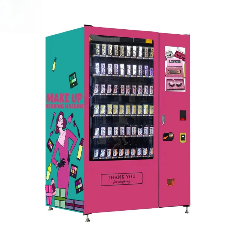 Makeup Beauty Cosmetics Vending Machine for Automatic Retail Card Reader Customized Smart Vending Machine for Shopping Mall