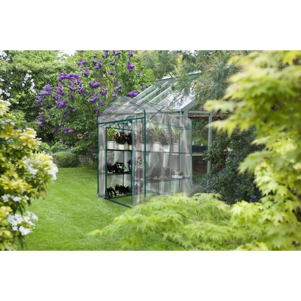 

Walk-In Greenhouse - Portable Green House with 8 Sturdy Shelves for Indoor or Outdoor Use, Greenhouse