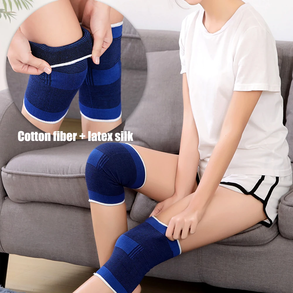 BraceTop 1 Pair Sports Knee Support Brace Wraps Compression Sleeve Stabilizer for Arthritis Meniscus Patella Protector Running