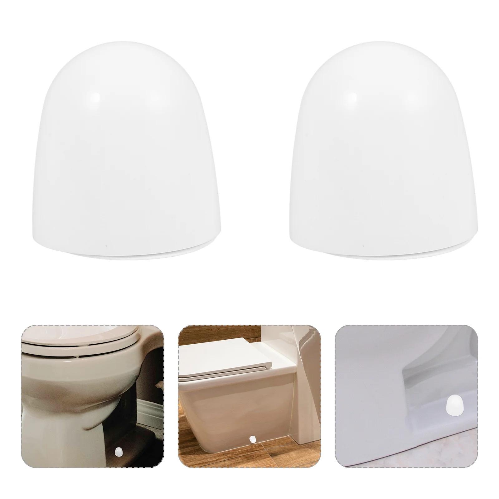 

4pcs Toilet Bolt Caps Bathroom Toilet Bolt Caps Covers With Washers Toilet Bolt Caps Bolt Covers Screw Caps Toilet Bolt Cap