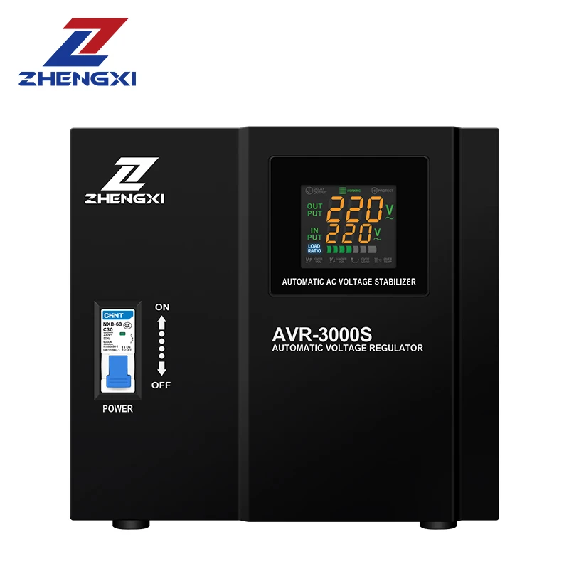 

ZX Digital display 1000W 3000W 5000W voltage regulator 220v single phase voltage stabilizer for home appliances