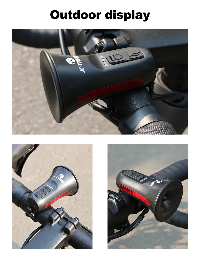 Tromba d'aria per Bicicletta, Elegante e Durevole da 2,2 pollici. Tromba d'aria per Bicicletta, per Rumorosa, per Mountain Bike