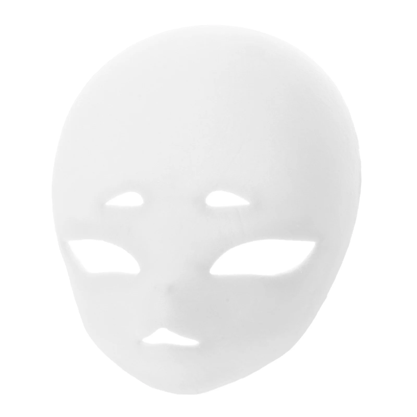 

Fursuit Head Base Mask Blank Animal Costume DIY Unpainted White Cosplay Face Cover for Halloween Themed Event